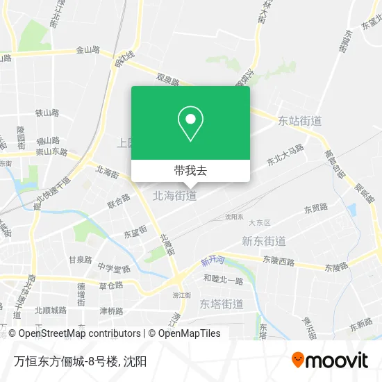 万恒东方俪城-8号楼地图