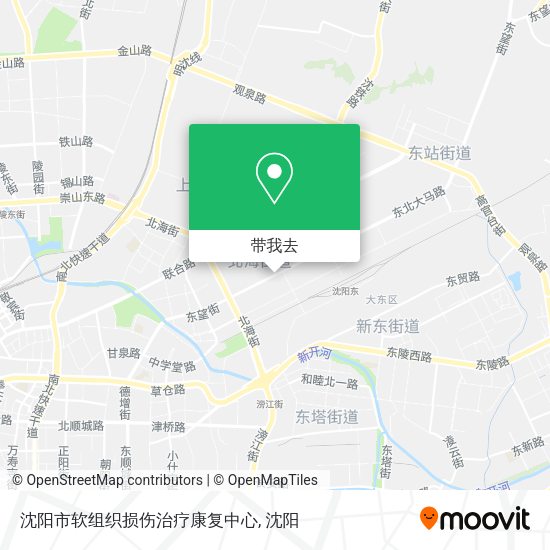沈阳市软组织损伤治疗康复中心地图