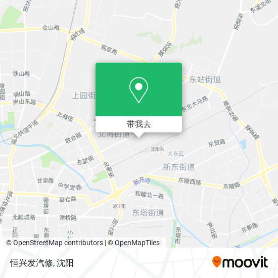 恒兴发汽修地图