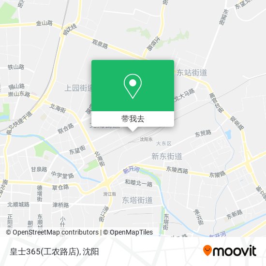 皇士365(工农路店)地图