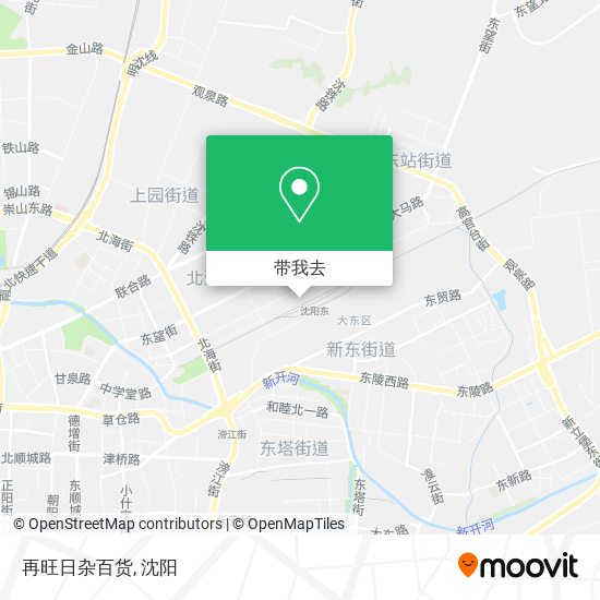 再旺日杂百货地图