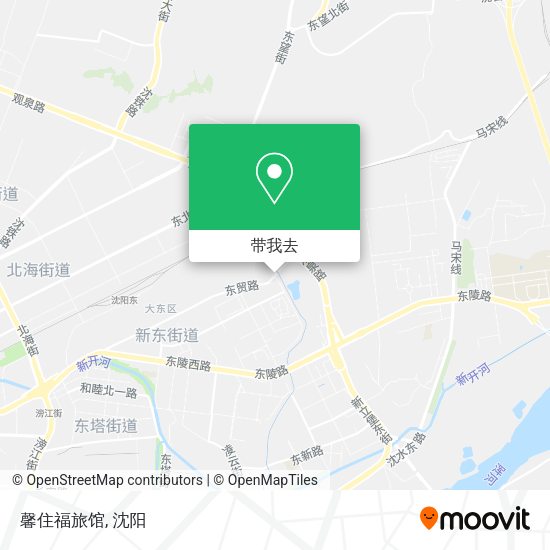 馨住福旅馆地图