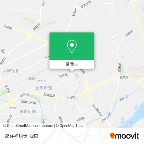 馨住福旅馆地图