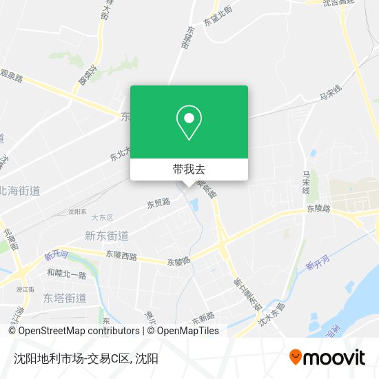 沈阳地利市场-交易C区地图