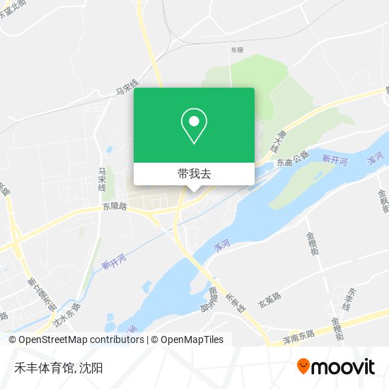 禾丰体育馆地图