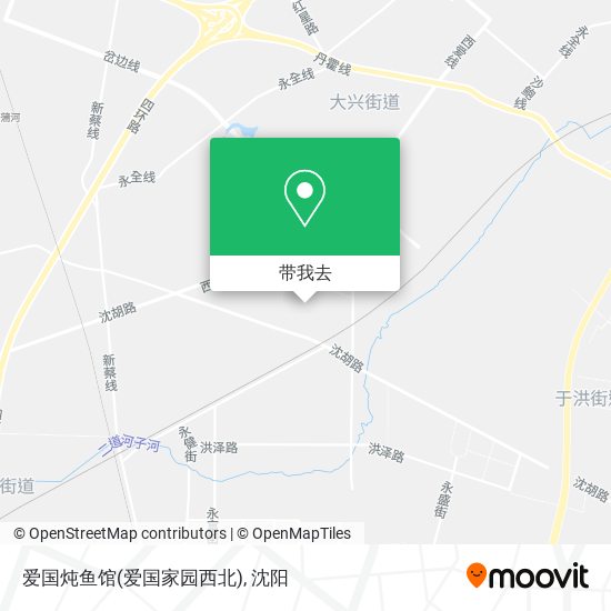 爱国炖鱼馆(爱国家园西北)地图