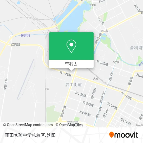 雨田实验中学总校区地图