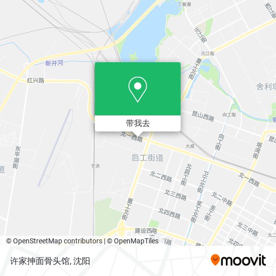 许家抻面骨头馆地图