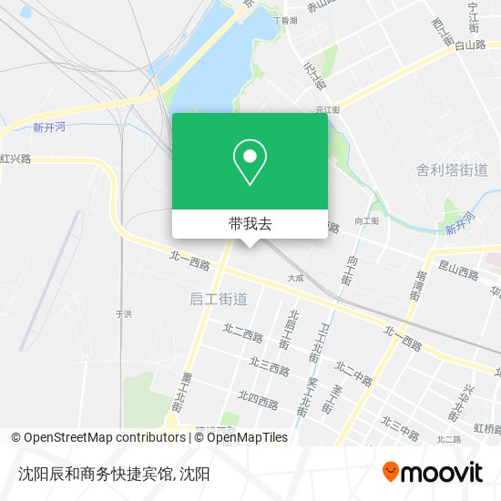 沈阳辰和商务快捷宾馆地图
