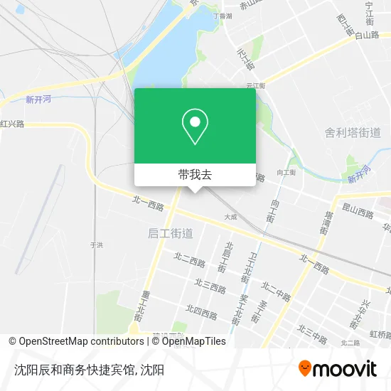 沈阳辰和商务快捷宾馆地图