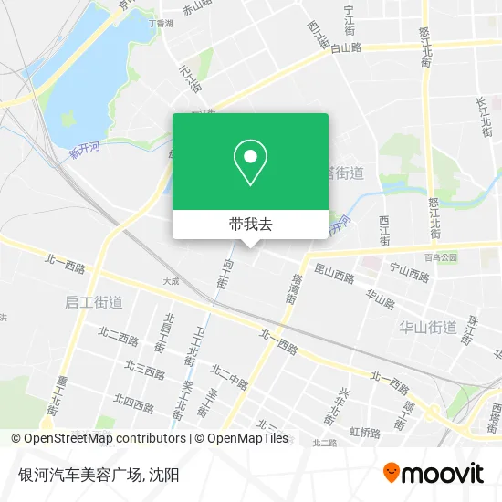 银河汽车美容广场地图