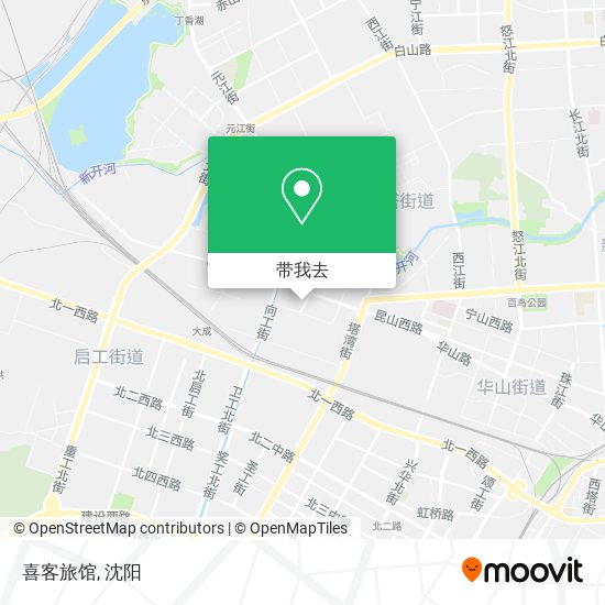 喜客旅馆地图
