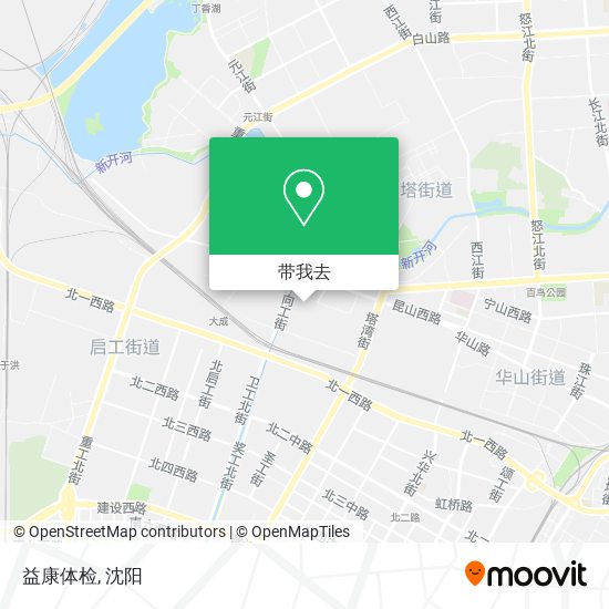 益康体检地图