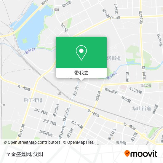 至金盛鑫园地图