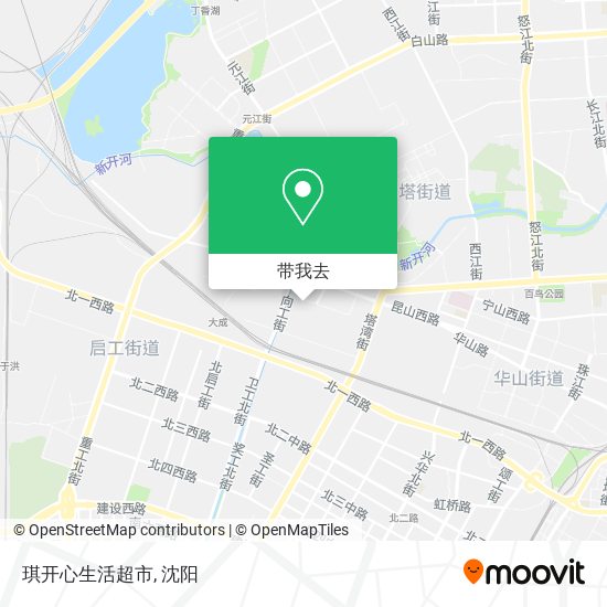 琪开心生活超市地图