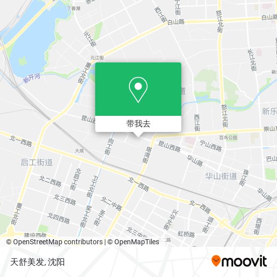 天舒美发地图
