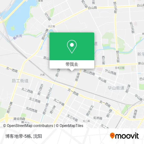 博客地带-5栋地图