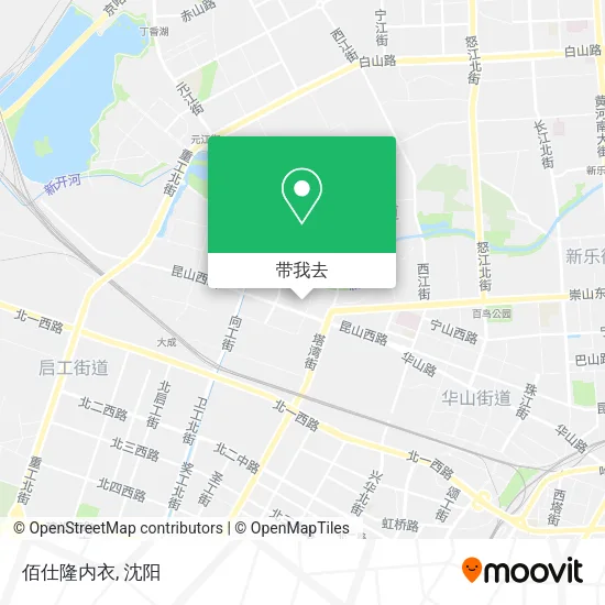 佰仕隆内衣地图