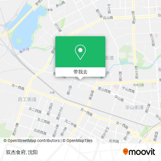 双杰食府地图