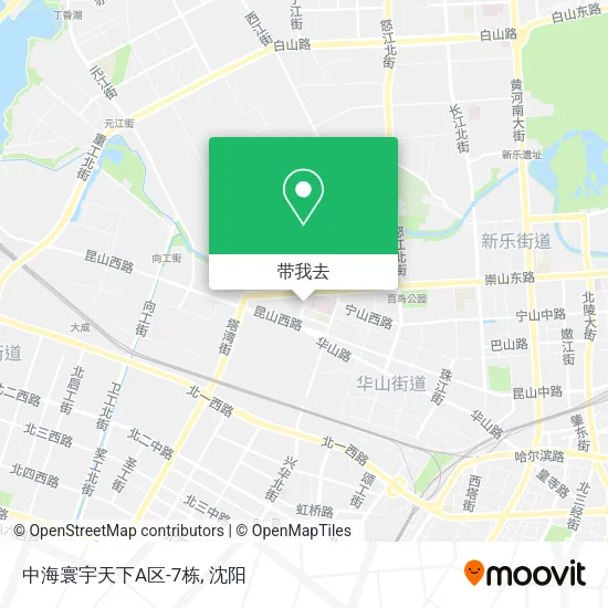 中海寰宇天下A区-7栋地图