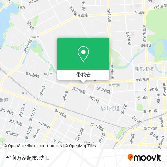 华润万家超市地图