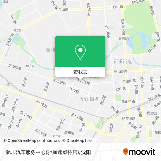 驰加汽车服务中心(驰加速威特店)地图