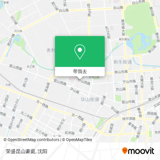 荣盛昆山豪庭地图