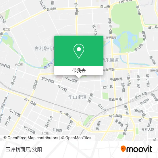 玉芹切面店地图