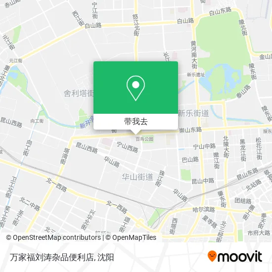 万家福刘涛杂品便利店地图