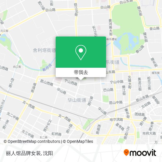 丽人馆品牌女装地图