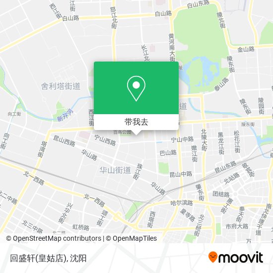 回盛轩(皇姑店)地图