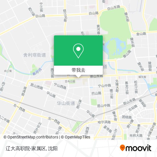 辽大高职院-家属区地图