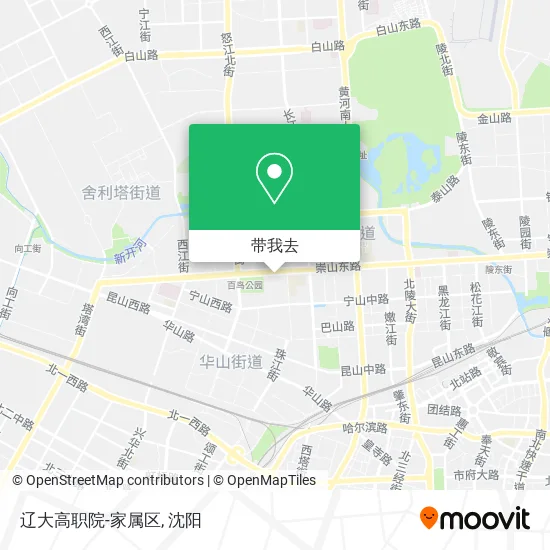 辽大高职院-家属区地图