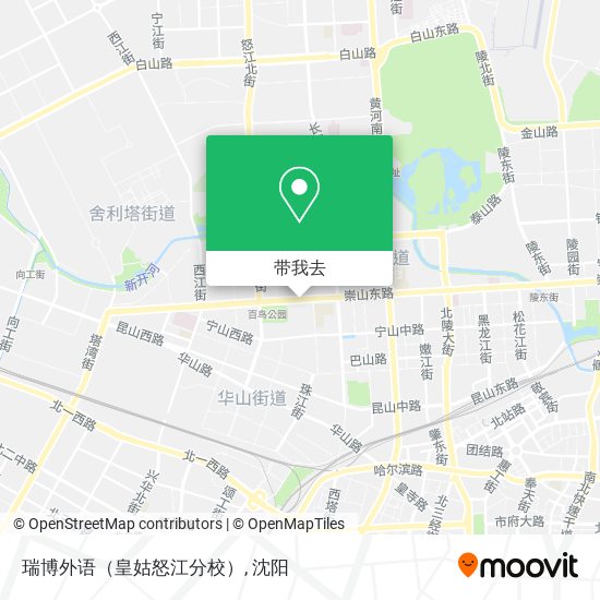 瑞博外语（皇姑怒江分校）地图