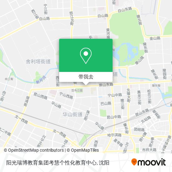 阳光瑞博教育集团考慧个性化教育中心地图