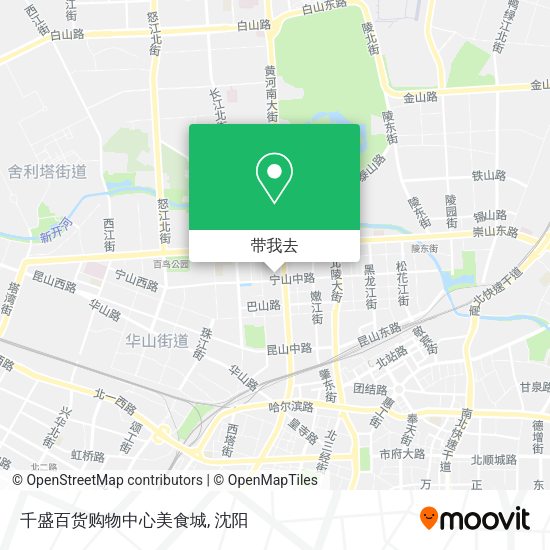 千盛百货购物中心美食城地图