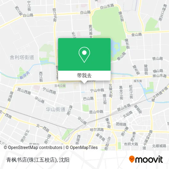 青枫书店(珠江五校店)地图