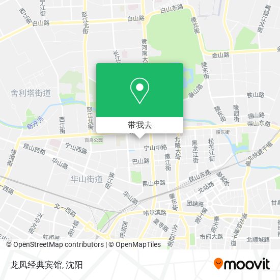 龙凤经典宾馆地图