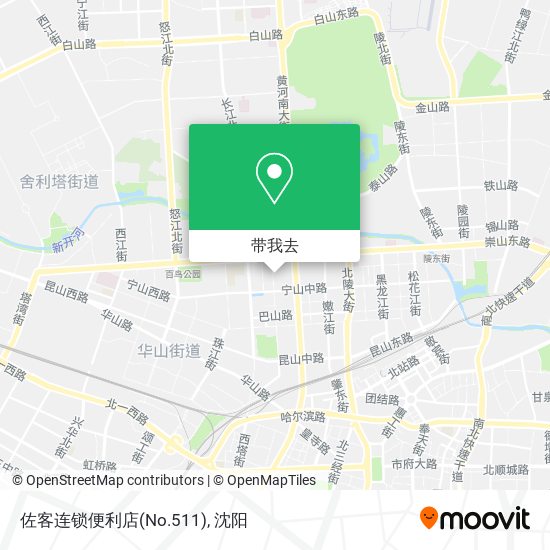 佐客连锁便利店(No.511)地图