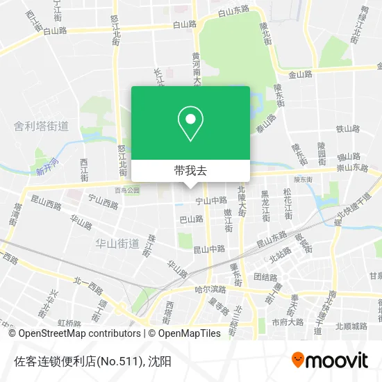 佐客连锁便利店(No.511)地图