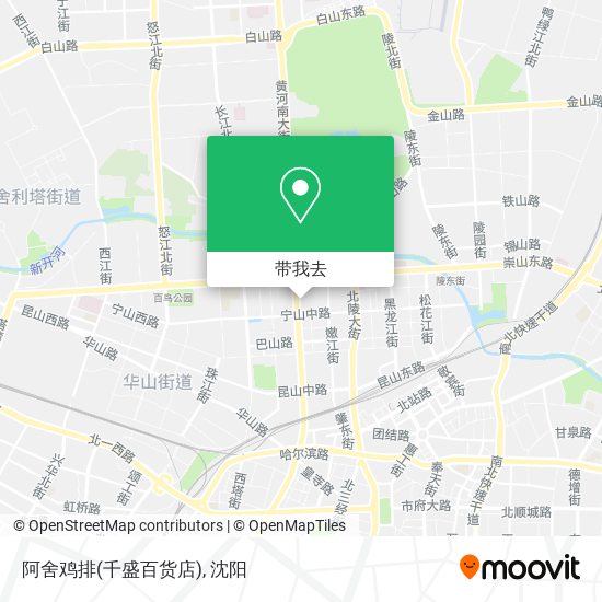 阿舍鸡排(千盛百货店)地图