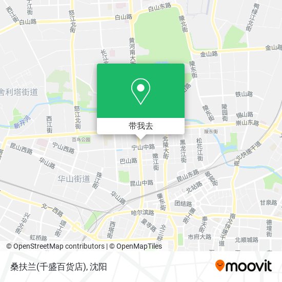 桑扶兰(千盛百货店)地图