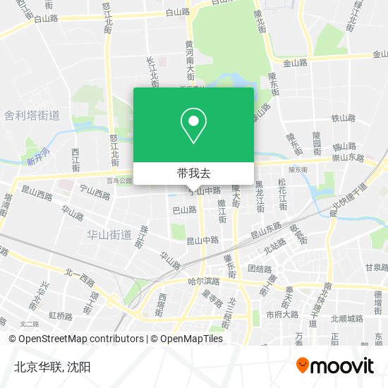 北京华联地图