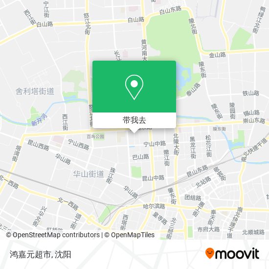 鸿嘉元超市地图