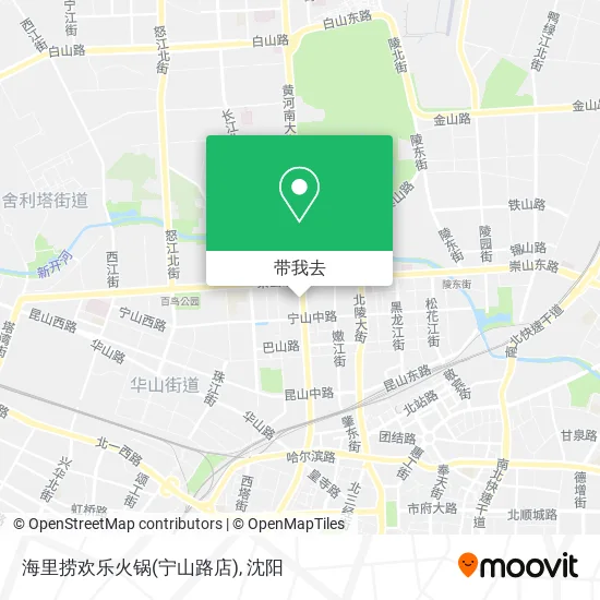 海里捞欢乐火锅(宁山路店)地图