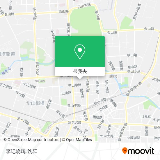 李记烧鸡地图