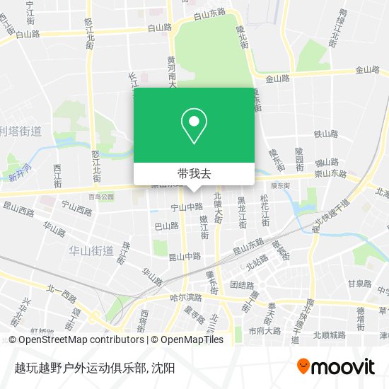 越玩越野户外运动俱乐部地图