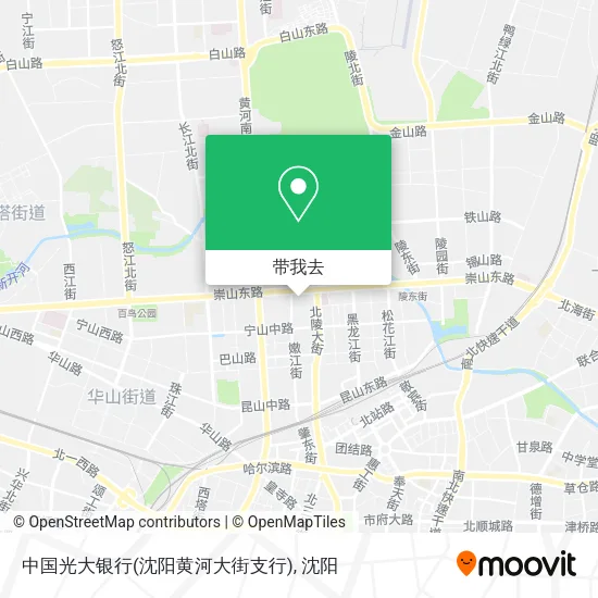 中国光大银行(沈阳黄河大街支行)地图
