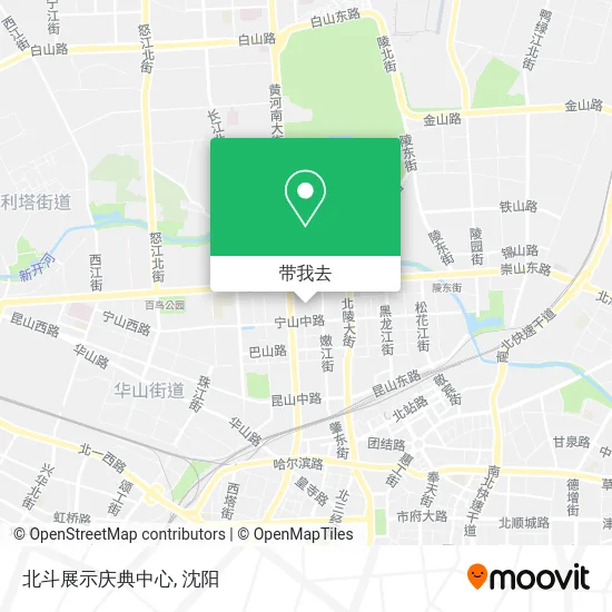 北斗展示庆典中心地图