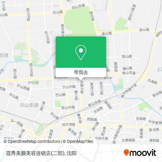 霞秀美颜美容连锁店(二部)地图